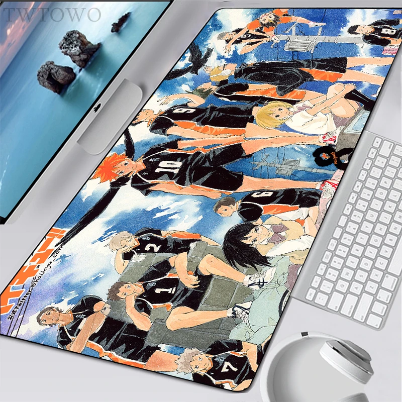Коврик для мыши большой коврик HD XXL домашний клавиатуры Haikyuu противоскользящий