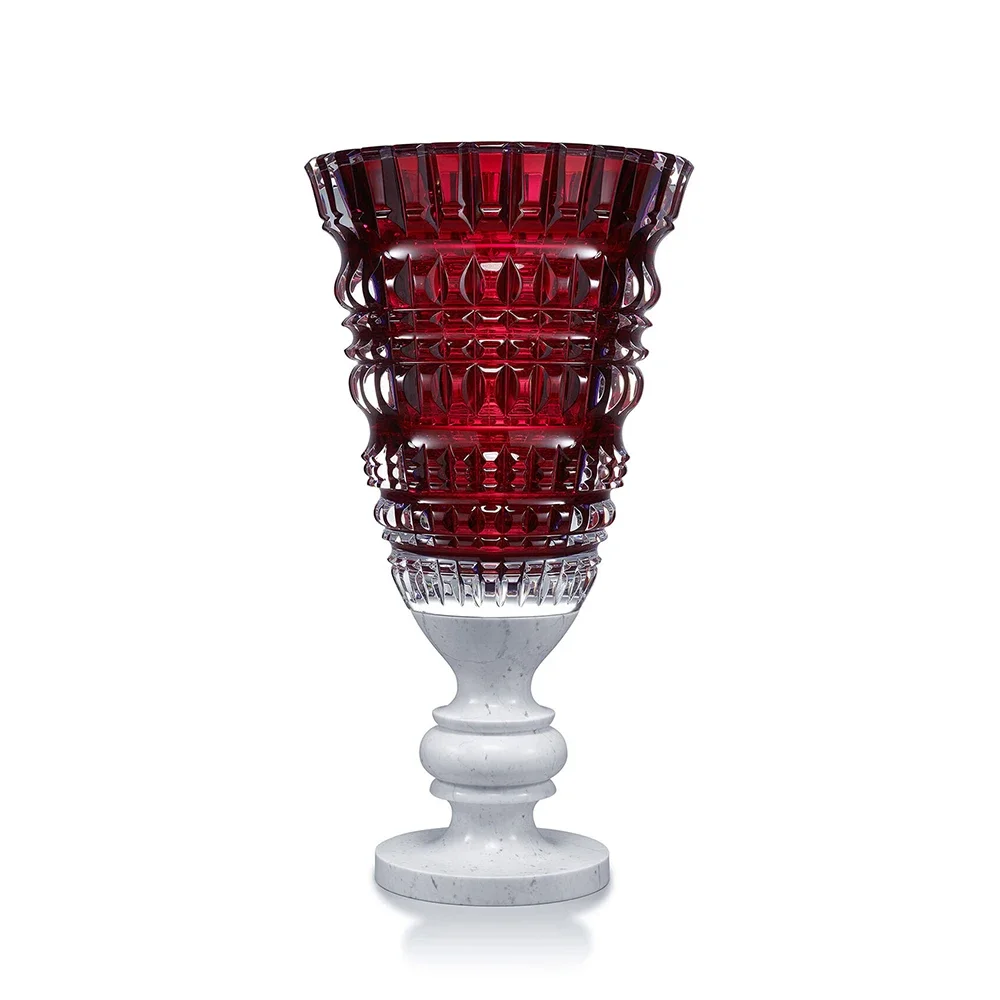 Phantom Crystal Glass New Era Classical Flower Device Exquisite Gift Decorative Flower Vase