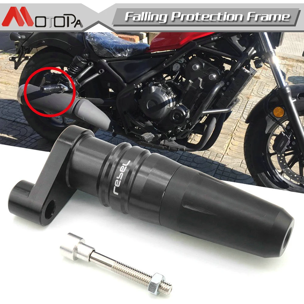 Defensa slider para moto universal Mach motos de trabajo