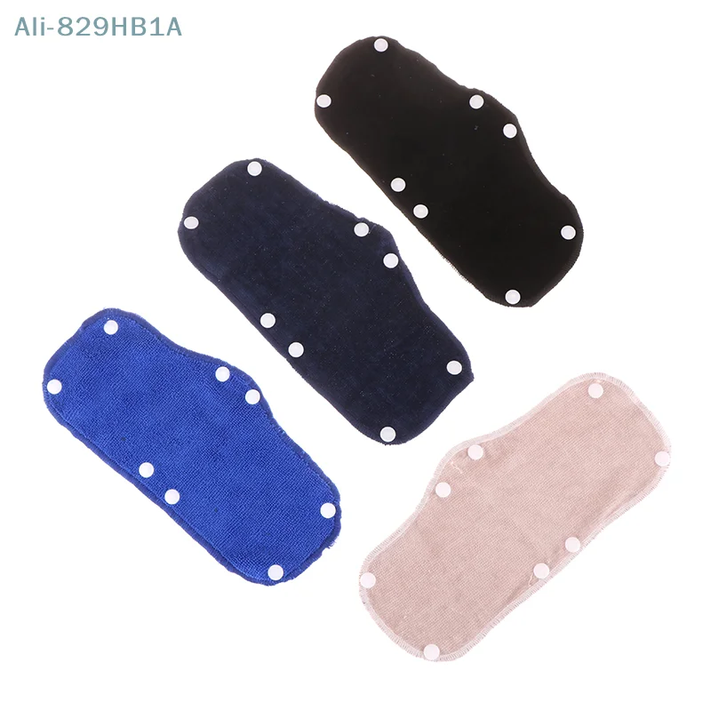 4pcs Helmets Sweat Pads Washable Hard Hat Liner Quickly Absorbs Sweat Terry Cloth Snap-On Sweatband Liner With Good Sweat Absorb
