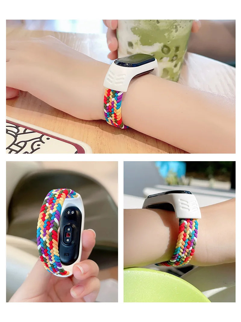 Braided Nylon Solo Loop Strap - Premium Replacement Wristband Bracelet