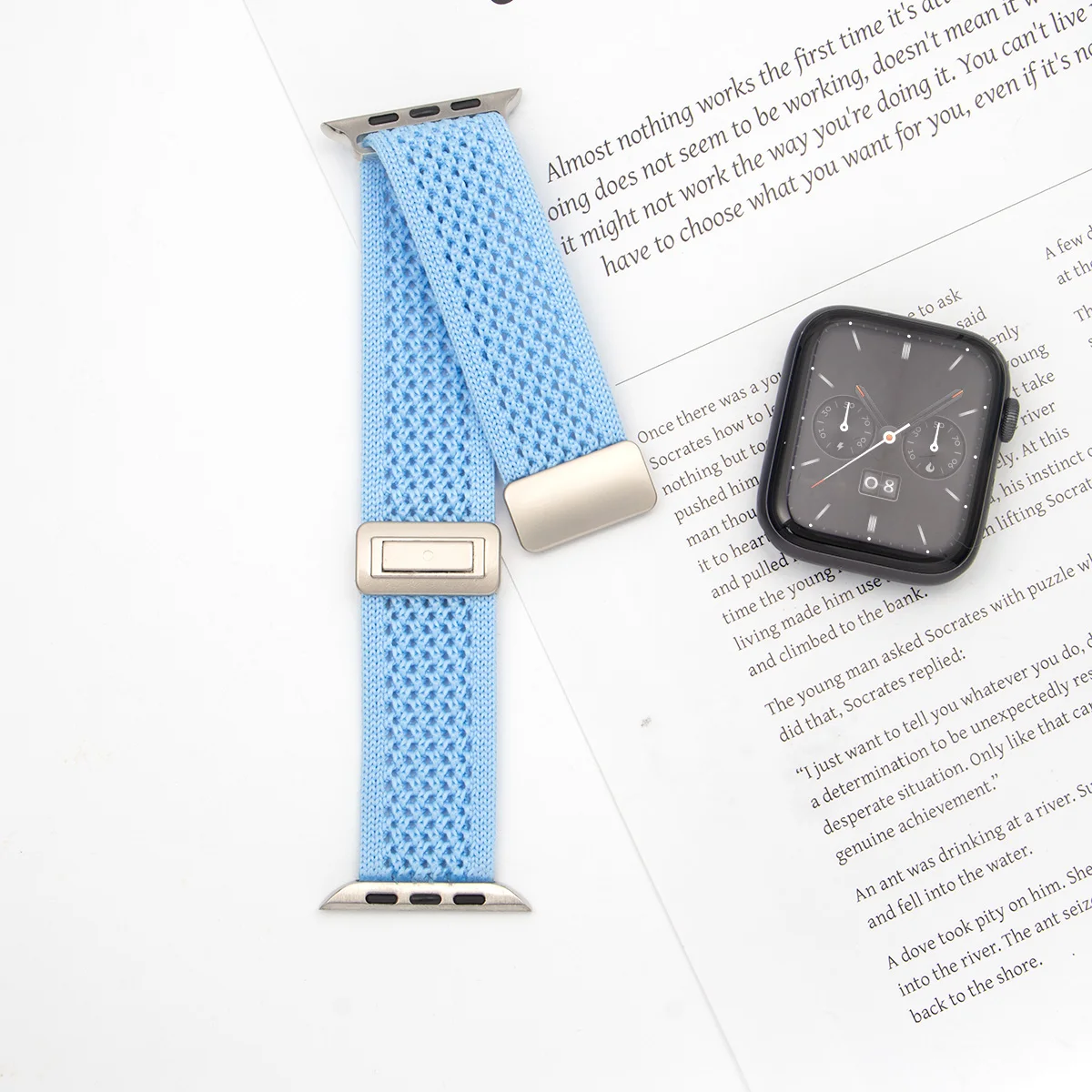 Braided Loop Nylon Strap for Smartwatch - Durable and Stylish Replacement Bracelet Band