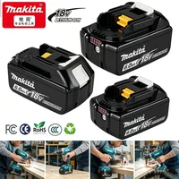 Batterie rechargeable Makita 18V d'origine 6.0Ah Remplacement pour BL1830B BL1840B BL1850 BL1860B BL1890 1