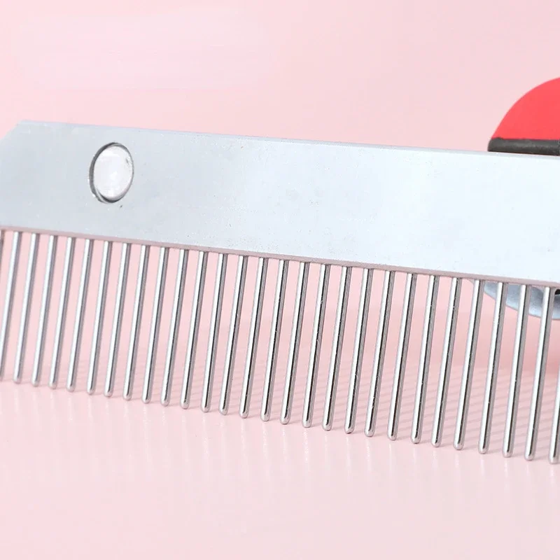 큰 개 손질용 개 브러시, 긴 털 개 갈퀴, 애완 동물 손질 브러시, 골든 리트리버 허스키 독일 셰퍼드용 스틸 빗