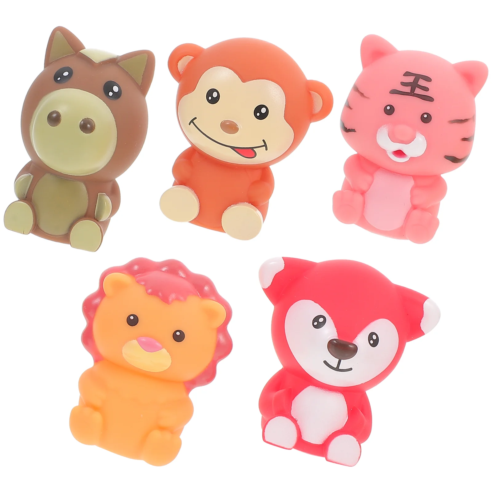 

5 Pcs Finger Toddler Toys Animals Puppet for Children Storytelling Cartoon