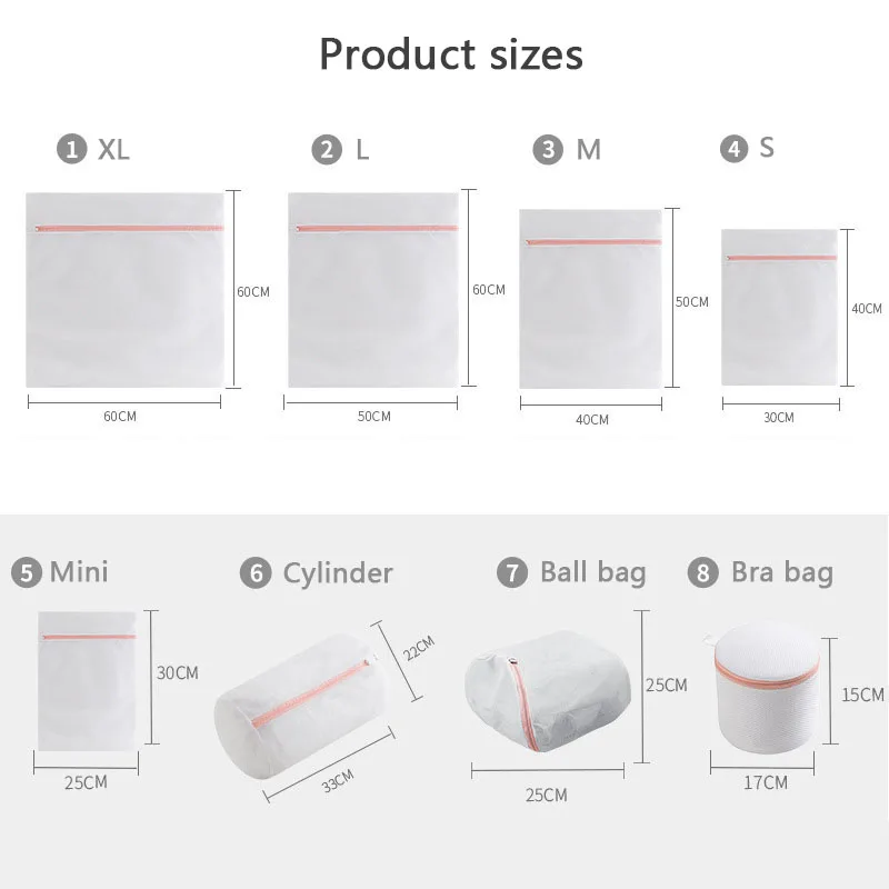 Zipper Slim Mesh Laundry Wash Bags Foldable Delicates Lingerie Bra Socks Underwear Washing Machine Clothes Protection Net laundry bag clothes washing bag underwear washing bag bra washing bag