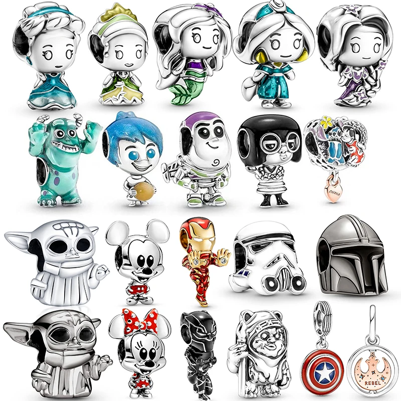 Astet Marvel Fit Pandora Original 2022, para manualidades, colgante para mujer, regalo joyería, piedras, bisutería, novedad 925