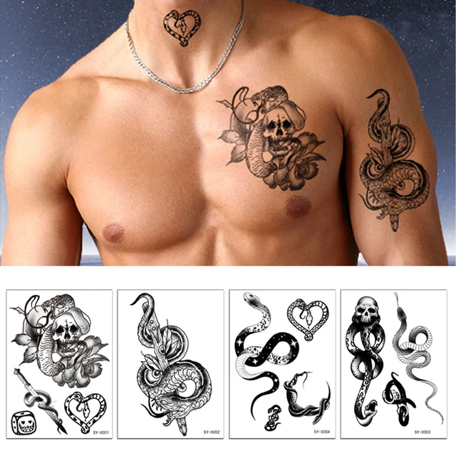 Snake tattoo for men | Tattoo chest and shoulder, Snake tattoo, Shoulder  blade tattoo