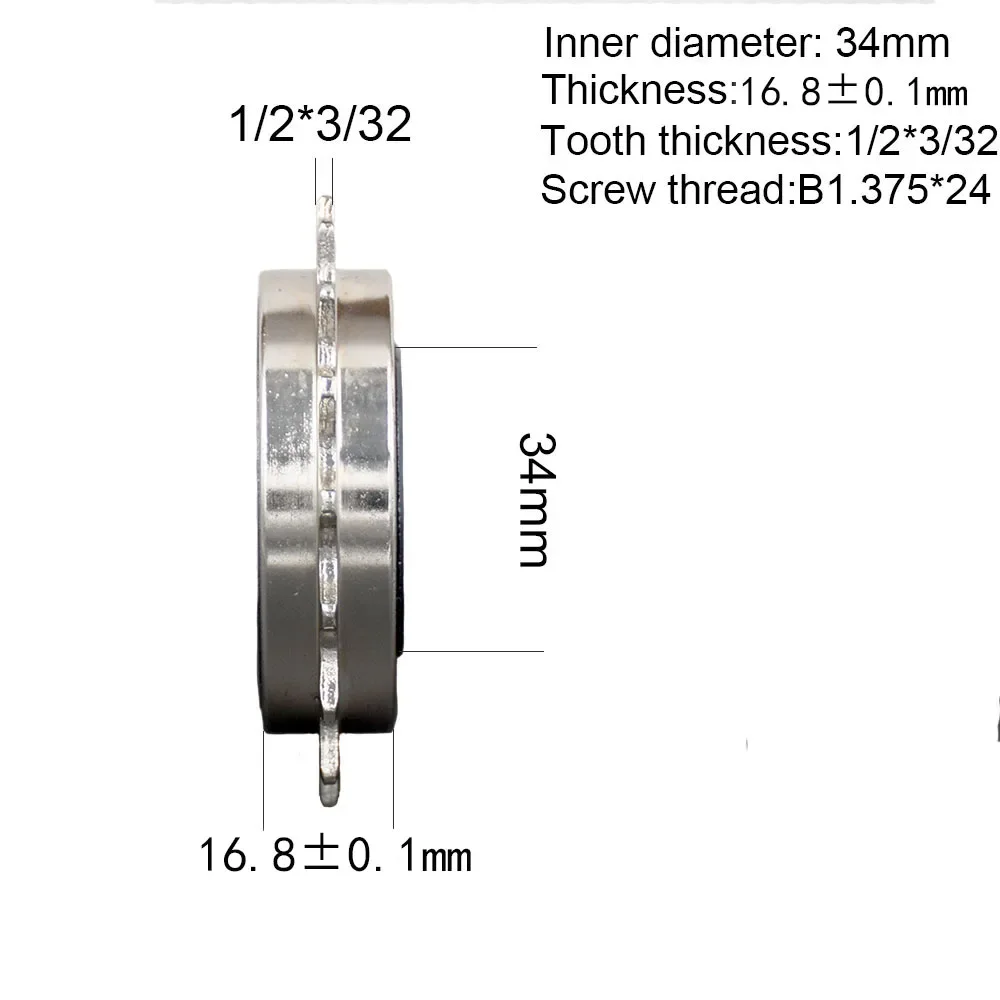 DNP Single Speed Freewheel 17T With Removal Tool Chromoly Steel Nickle Plate bicycle sprocket gear bicycle parts bike sprocket bike freewheel