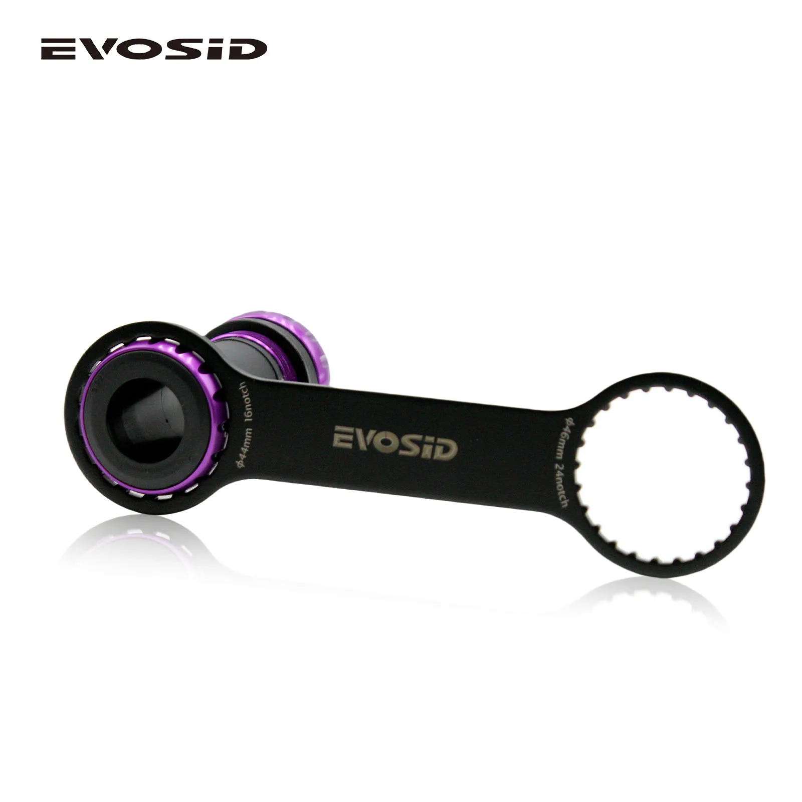 EVOSID Bottom Bracket Wrench Tool Compatible with SRAM DUB SHIMANO BSA / FC-25 / FC-24 DUB-BSA Tool Steel Material 16/24 Notch bicycle bottom bracket tool