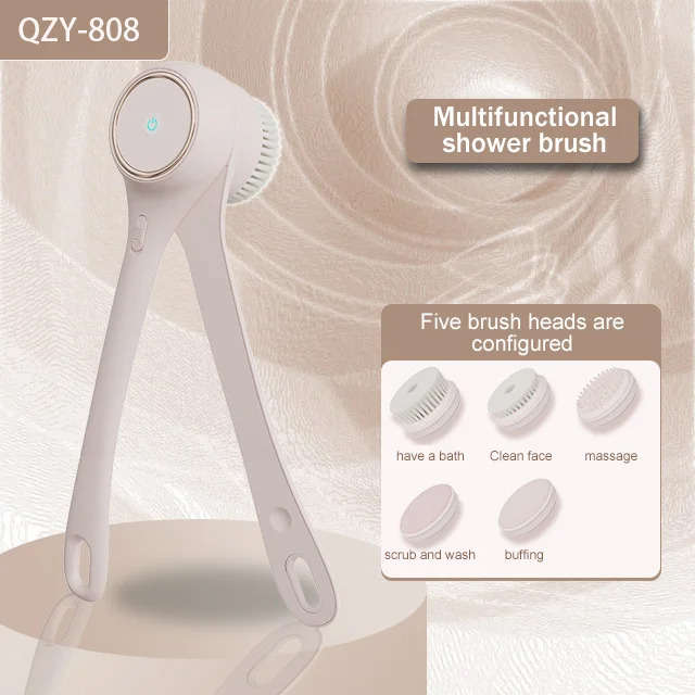 Electric Body Brush Back Scrubber for Shower electric Body Scrub Brush cleaning brush