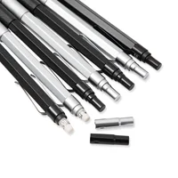 0.3 0.5 0.7 0.9 2.0mm Full Metal Mechanical Pencil Set Art Sketch HB Leads Retractable Nib School Writing Pencil Gift Stationery 2