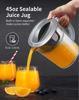 Presse-agrumes centrifuge 1300W, avec bouche large de 3.2 pouces, réglage à 2 vitesses, facile à nettoyer, extracteur de fruits et légumes 4