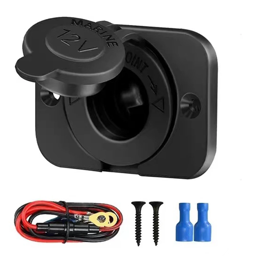 

Waterproof 12V Car Lighter Socket USB Charger Power Adapter Outlet Interior Trim Outlet Accessories Electrical Equipment Supplie