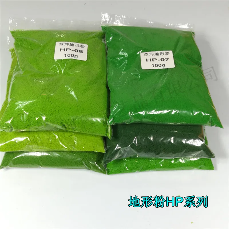 Simulation Fine Tree/Grass Terrain Powder Sponge Materials 100G For HO Train Railway Building Sand Table Scene Layout 5