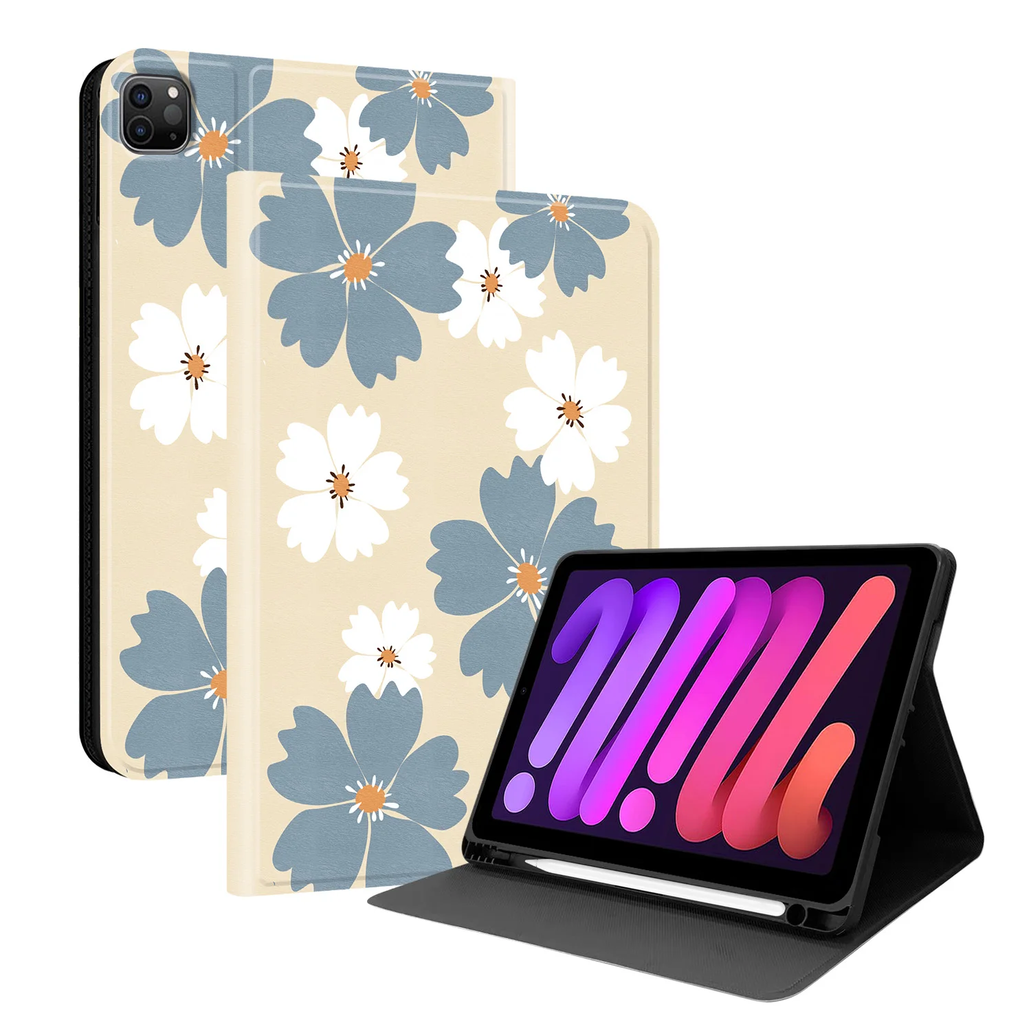 Premium Leather Tablet Case with Stylus Holder