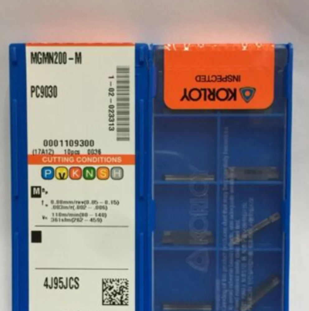 

10 шт./Новый KORLOY MGMN200-M PC9030 CNC Blade