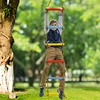 Children's Climbing Ladder Indoor and Outdoor Toys Plastic Wooden Soft Ladder Exercise Balance Strong and Durable 1