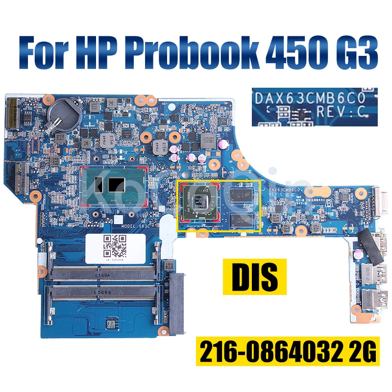 HOT Nvme Ssd Hp Probook 450 G3 M2 Slot DAX63CMB6C0 For
