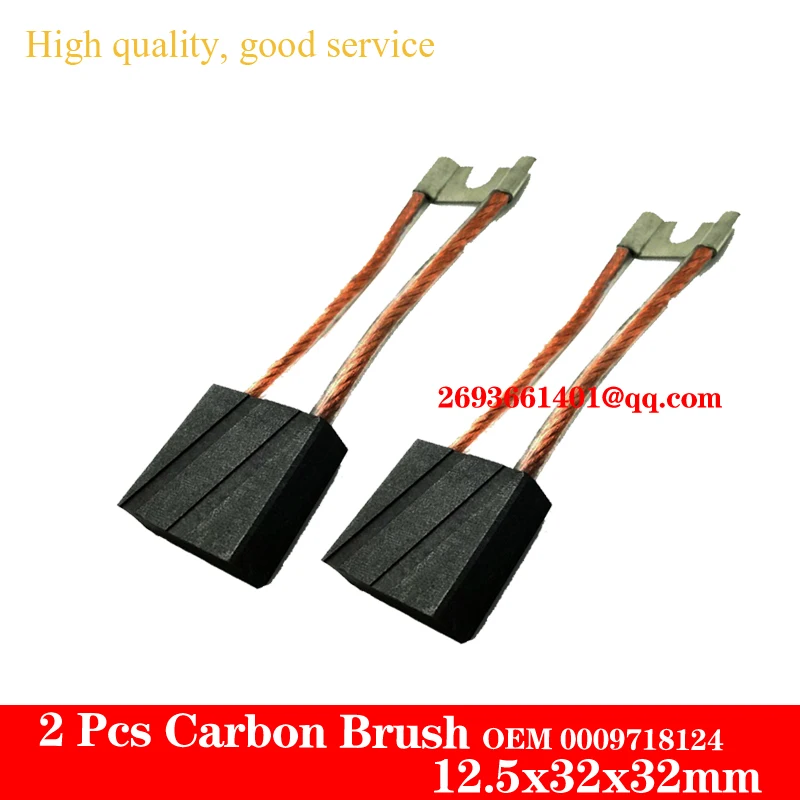 

2 Pcs Carbon Brush 12.5x32x32mm Forklift Parts 0009718124 For Linde.