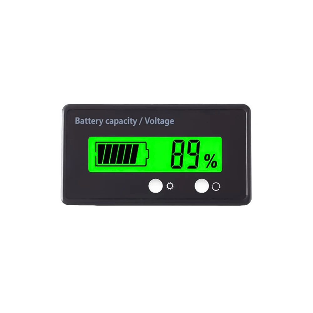 DC 12V 24V 36V 48V 60V 72V LCD 디지털 전압 표시기 GY-6GS 배터리 용량 전압계 대부분의 자동차용 DC 8-120V