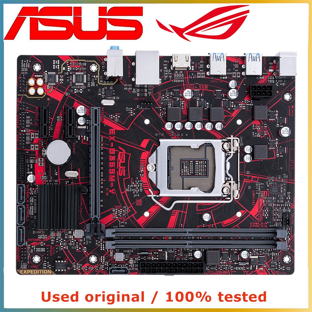 

Семейная материнская плата для компьютера ASUS, материнская плата LGA 1151 DDR4 32G для Intel B365, десктопная материнская плата SATA III PCI-E 3,0 X16