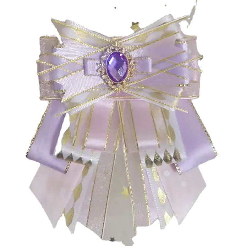 Sangonomiya Kokomi Lolita Bow Bag Decoration Genshin Impact Handmade Breastpin Anime Game Accessories Gifts Free Shipping Items