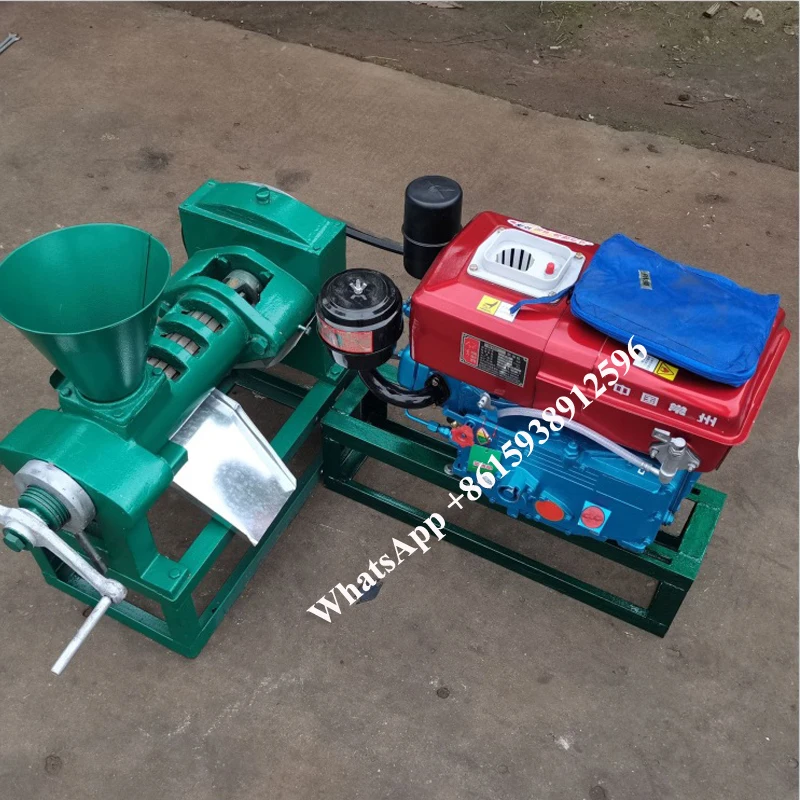 Oil Press Machine Diesel Commercial Mustard Presser 40-50Kg Per Hours Sunflower Seeds Peanut Sesame Eletric Extractor 4