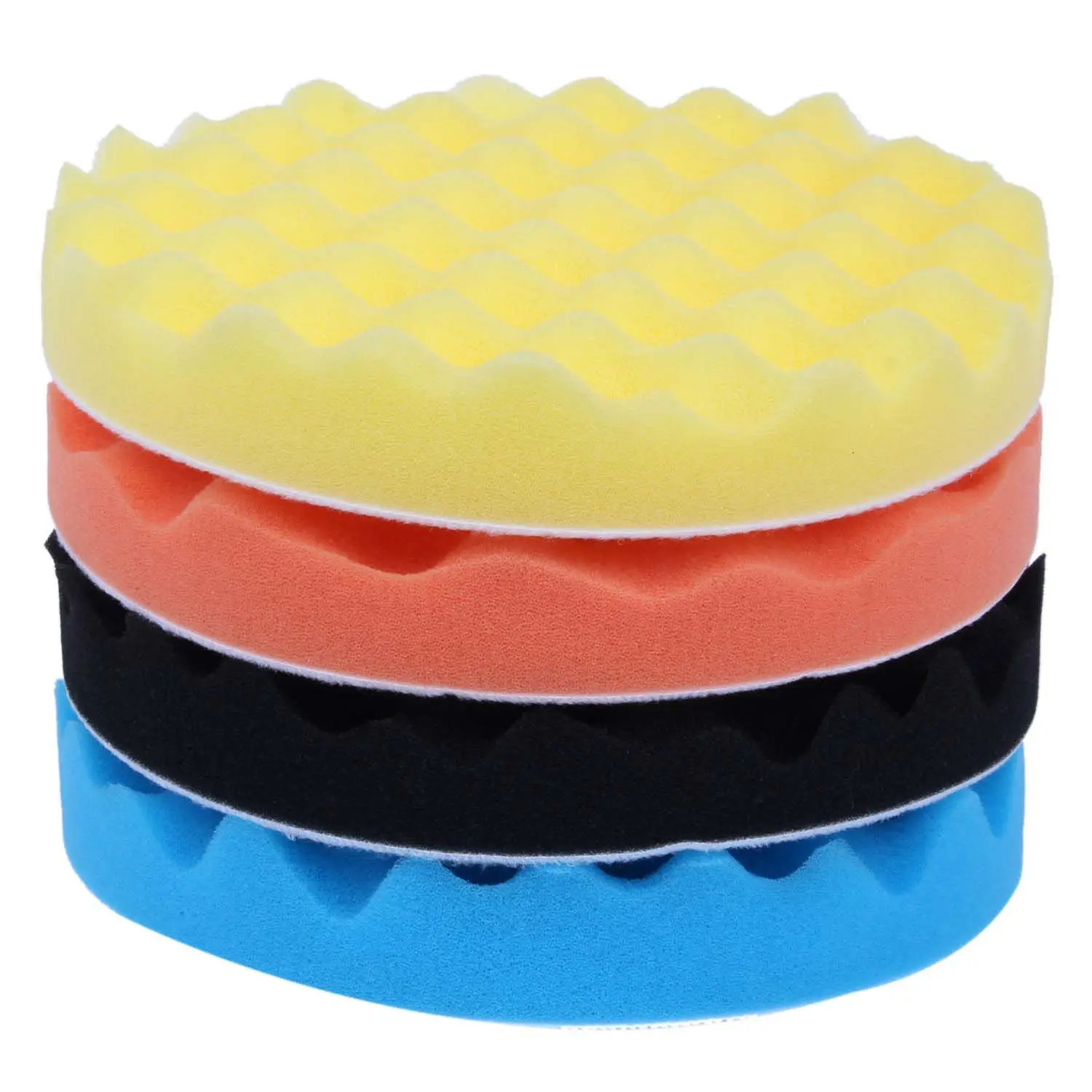 4Pcs 7inch/180mm Sponge Polishing er Pad Kit Tool For Car Polisher