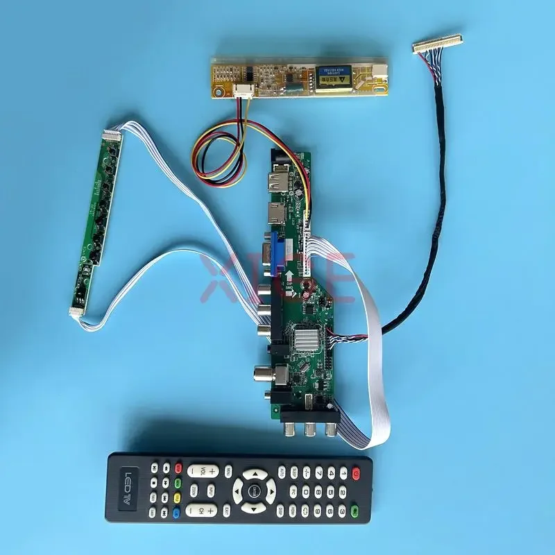 

Плата драйвера подходит для QD13WL01 QD13WL02 B131EW01 ЖК-дисплей USB + HDMI + VGA + AV + IR 1280*768 комплект для самостоятельной сборки 1CCFL LVDS-30Pin DVB сигнал цифровой