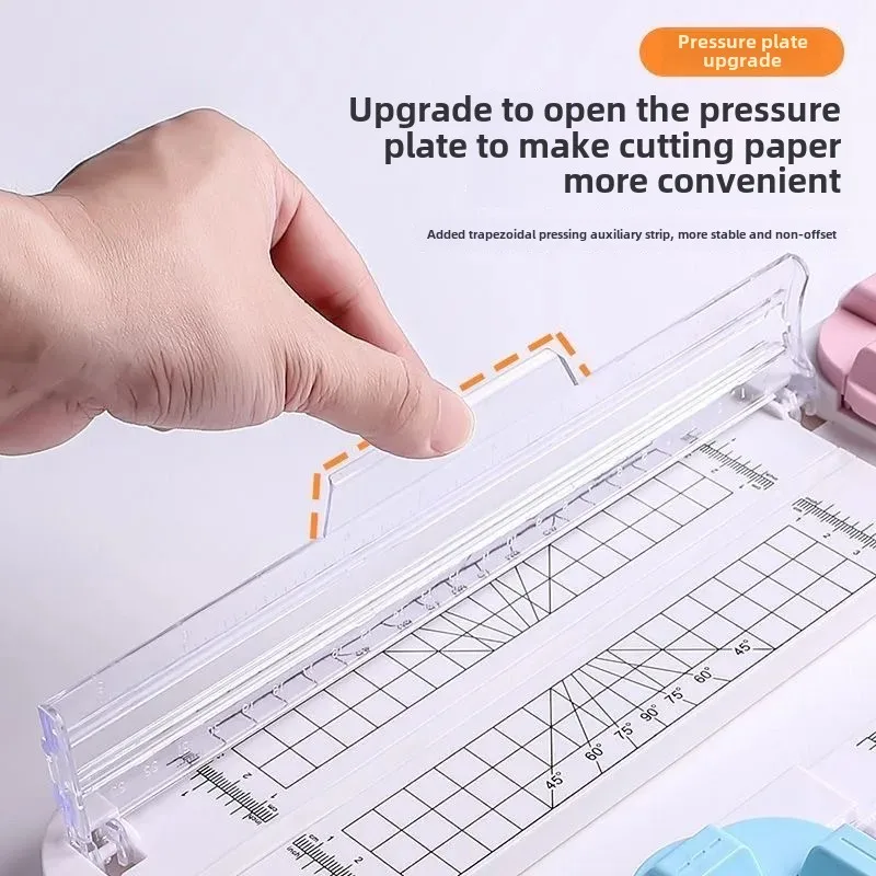Four-in-One Paper Cutter Virtual Line Flower Edge Multi-Functional Cutting Machine Small Photo Album Letter Opener