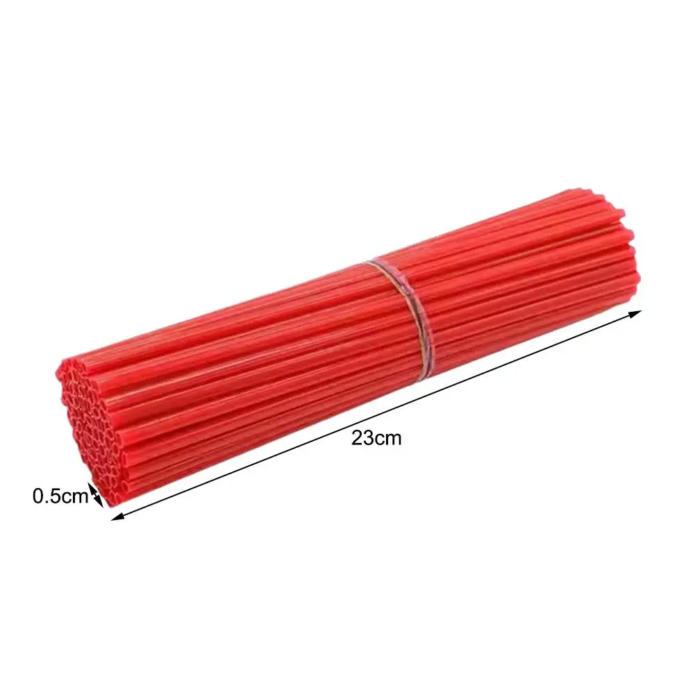 Bicycle Wheel Protector Wraps 24cm Wheel Rim Spoke Wrap Kit for Motorcycle Bike Color Rims Skin Trim Covers Pipe