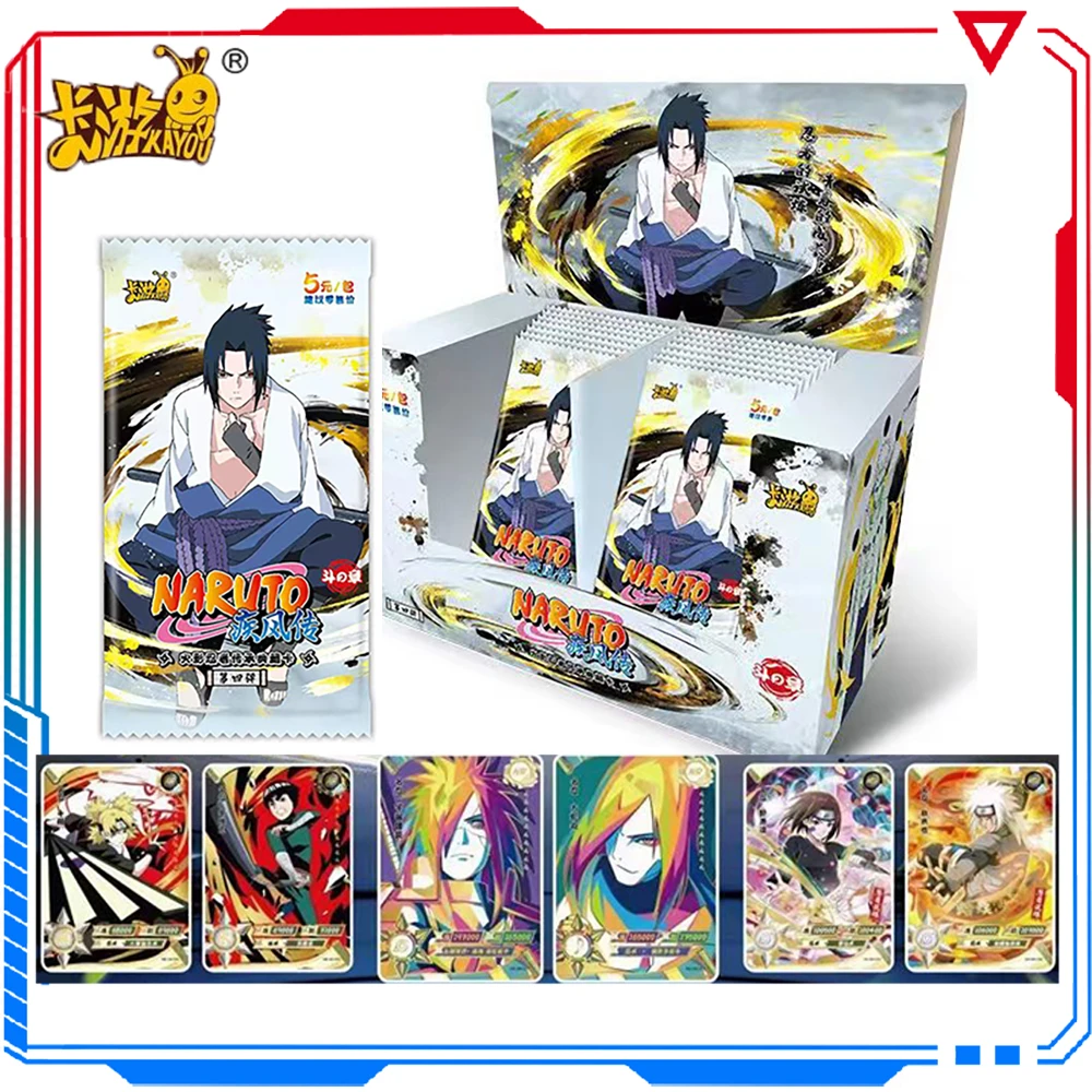 New Kayou Naruto Cards Box Nr Madara Mr Sasuke Flash Gold Card Naruto