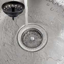 Sink Strainer Stainless Steel Kitchen Sink Stopper Clog Free Bathroom and Washroom Sink Plug Kitchen Accessories