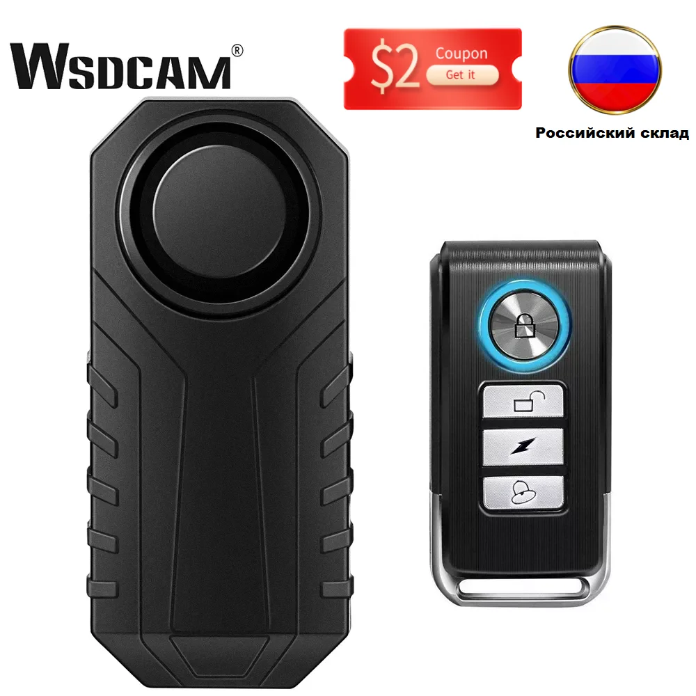 wsdcam Alarma de puerta antirrobo inalámbrico Control remoto Alarmas de  seguridad para puertas y ventanas