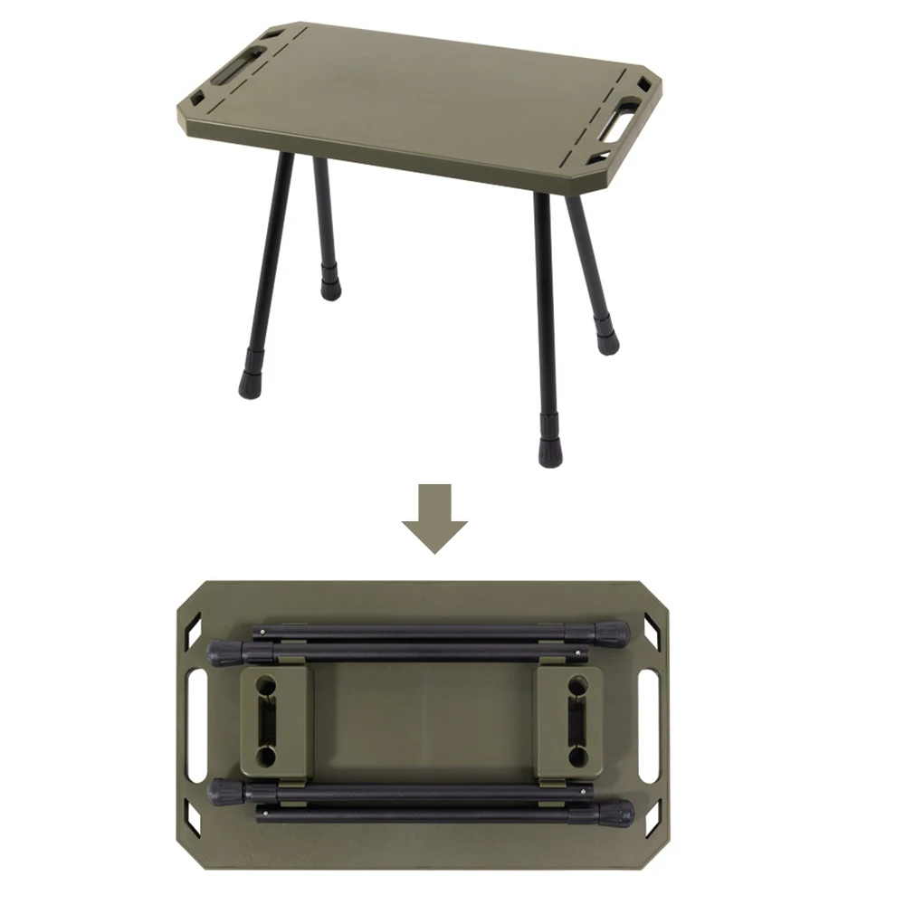 طاولة تخييم قابلة للطي مع حقيبة حمل، وهي عبارة عن...
