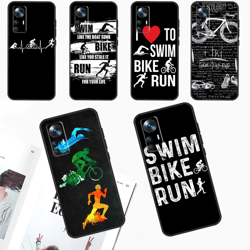 Durable Swim Bike Run Triathlon Phone Case - Shockproof and Stylish Cover