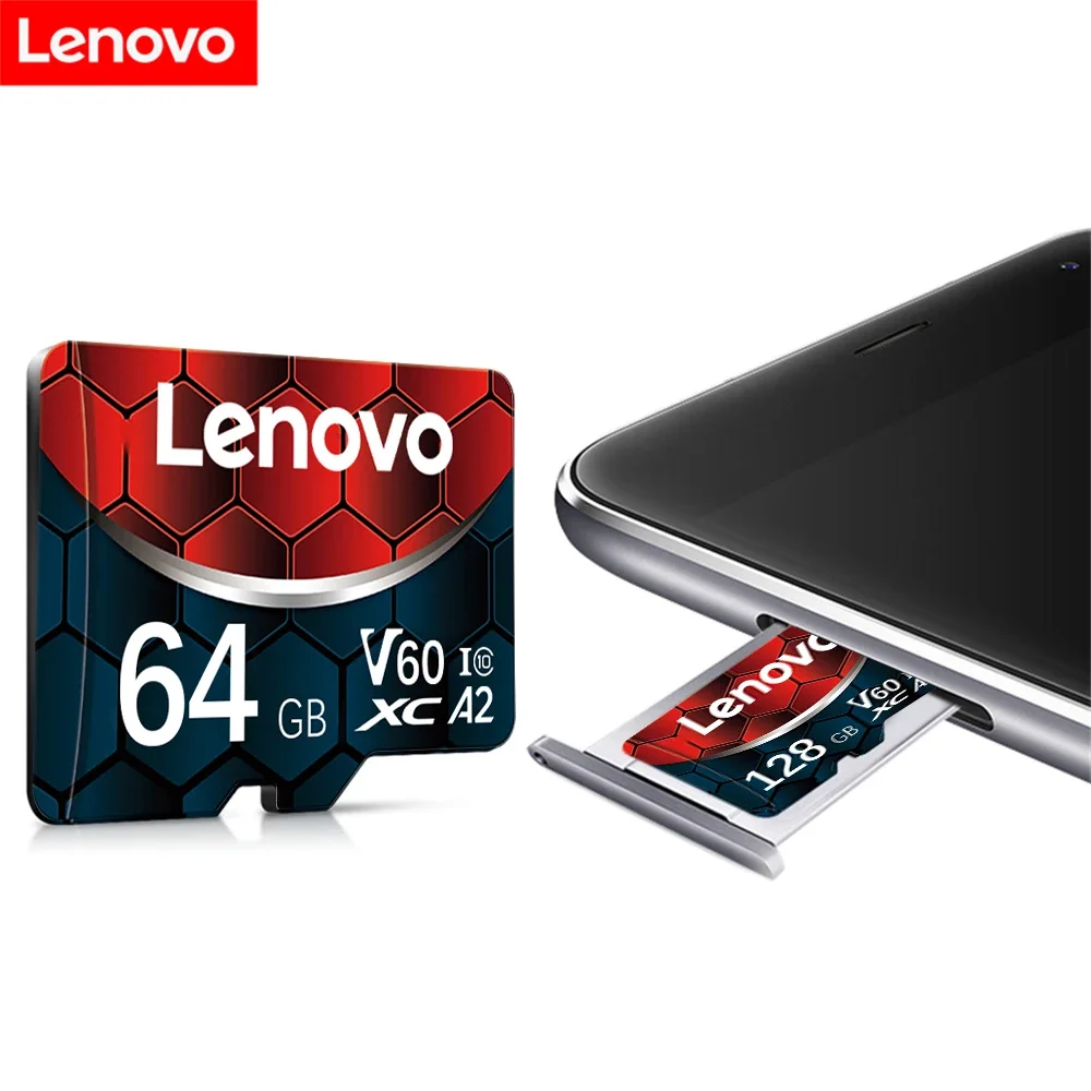 thumbnail image 3 of Tarjeta Micro SD Lenovo de 2 TB y 1 TB, tarjeta de memoria de alta velocidad de 128 GB, tarjetas Mini SD V60 de 256 GB, tarjeta Flash TF UHS-1 de 512 GB para Nintendo Switch, 3 of 5