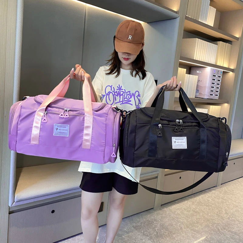 Fashion Travel Bags For Women Large Capacity Men's Sports bag Waterproof Weekend Sac Voyage Female Messenger Bag Dry And Wet