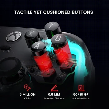 GameSir Kaleid Xbox Controller Wired Gamepad for Xbox Series X, Xbox Series S, Xbox One game console, with Hall Effect Joystick 5