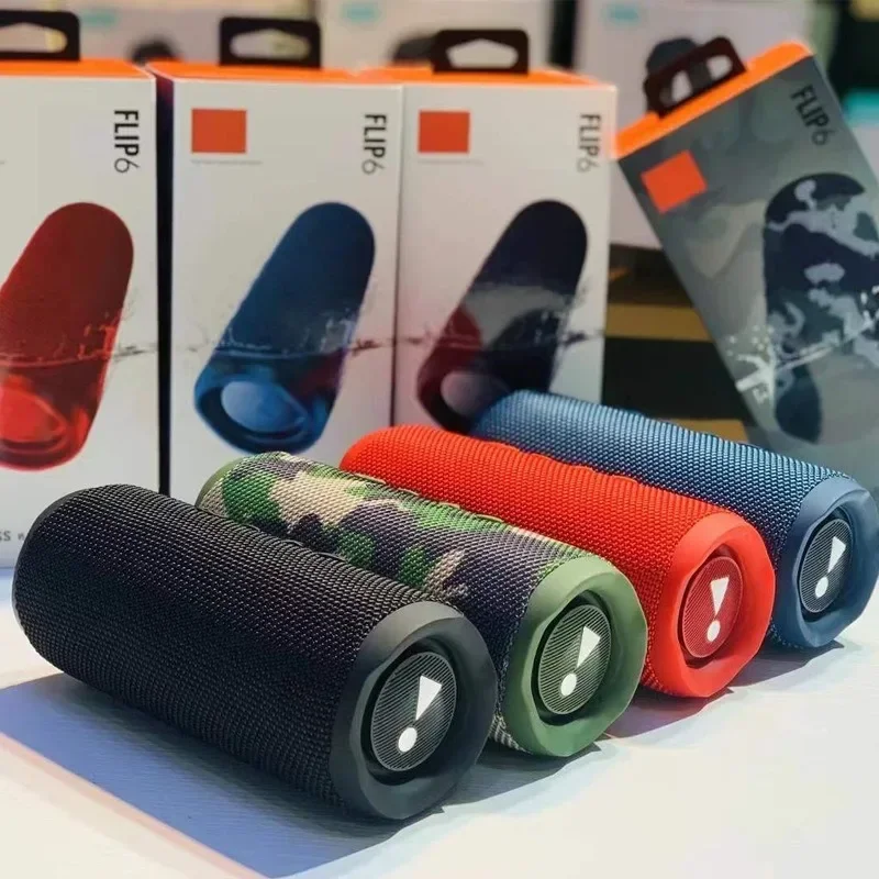 Portable Wireless Home Theater Bluetooth Speaker Dual Speakers TWS MultiFunction Outdoor Card Subwoofer Music for Flip6