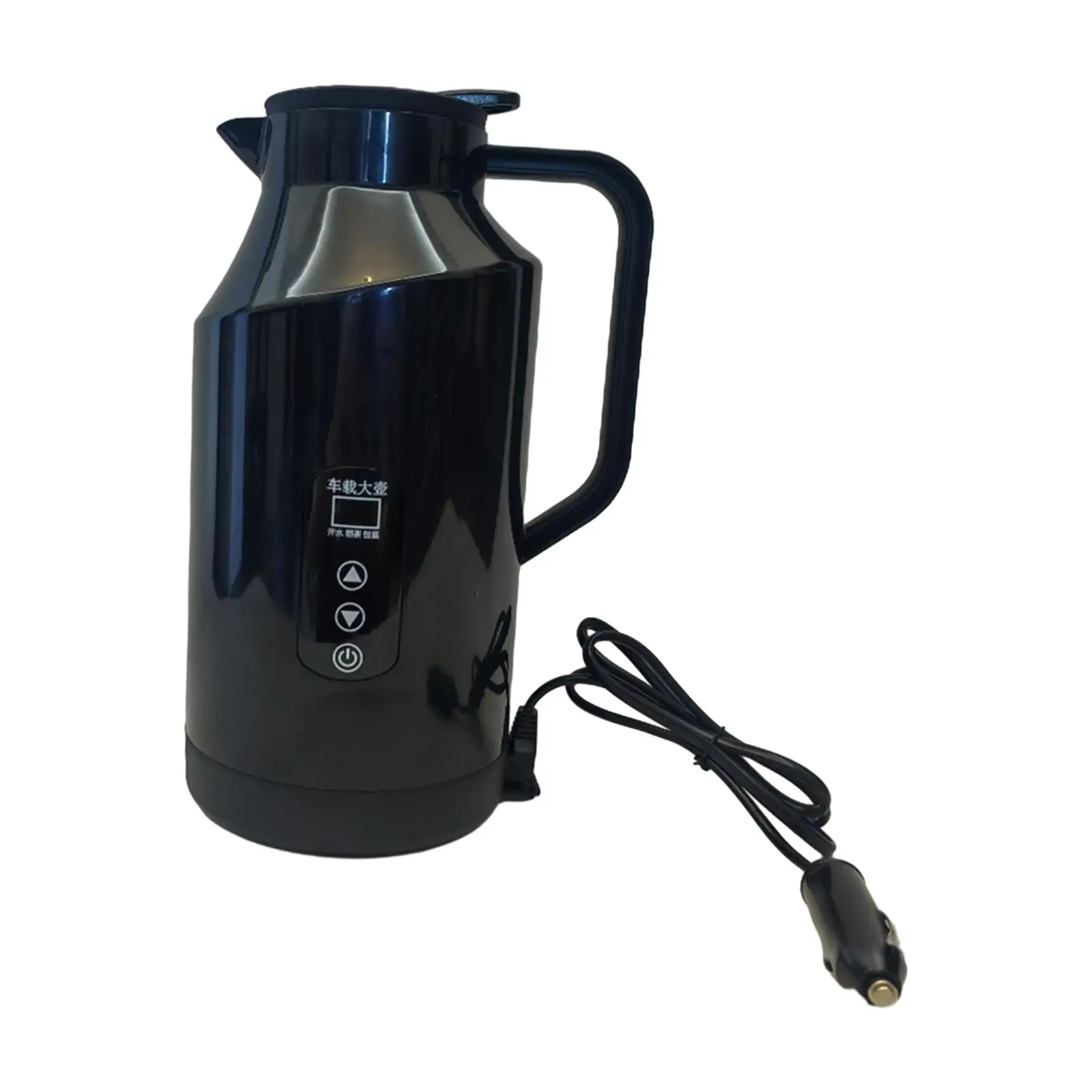 12V 24V 1.5L 자동차 주전자 전기 주전자 밀폐형 주전자 커버 대용량 차/커피용 다기능 차 주전자
