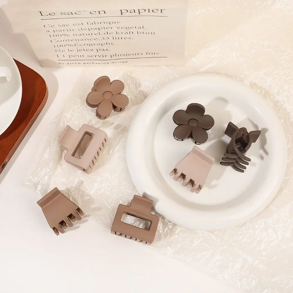 Set di 3 mollette per capelli geometriche opache per donna_voghion.com