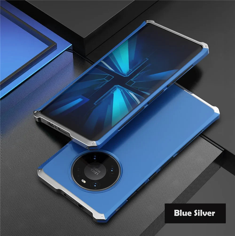 Shockproof Metal Armor Case with Aluminum Frame and Matte PC Cover