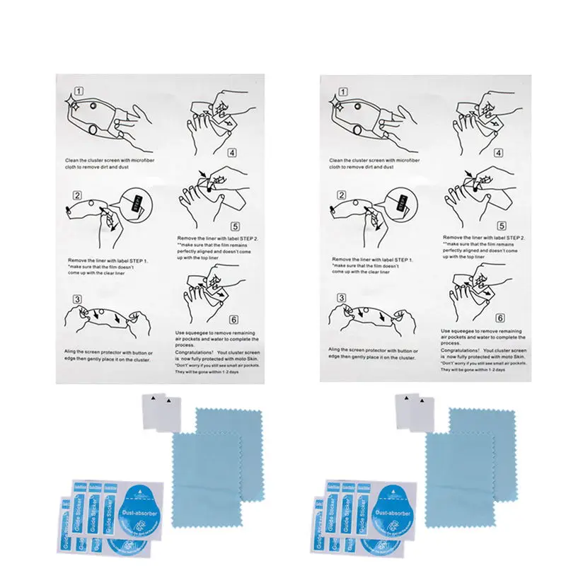 Motorcycle Screen Protector TPU Films Dashboard Cluster Screen Scratch Protector Instrument 2 SETS For YAMAHA NMAX 155 Motorcycle Accessories
