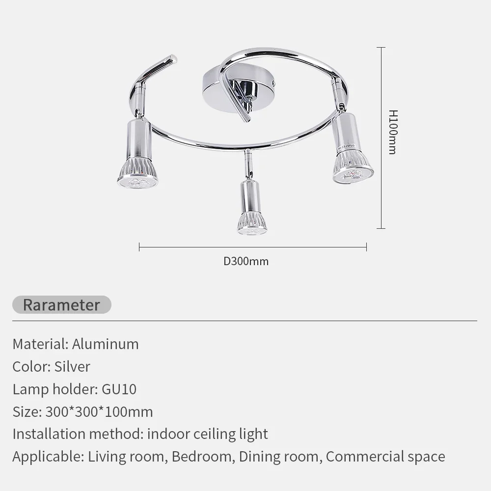 Retro Chandelier Wrought Iron LED Ceiling Lamp E27 Light Living Room Modern Decoration Home Lighting Fixture
