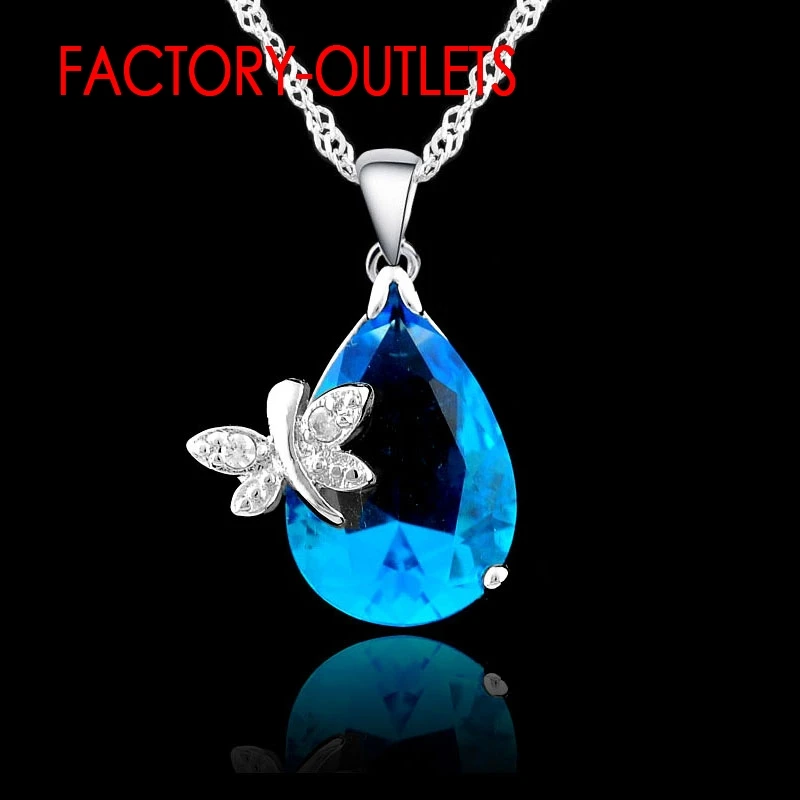 Genuin 925 Silver Bridal Jewelry Sets Fashion Cute Women Girls Engagement Anniversary Accessory Fine Trendy - 2