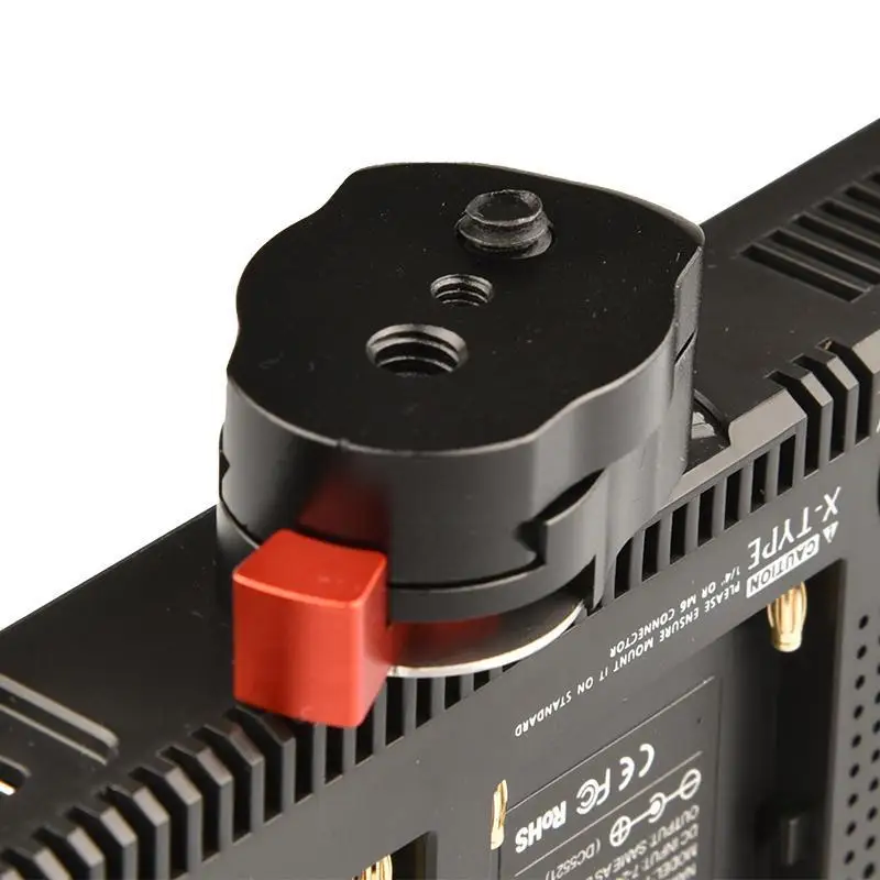 Camera Mount Plate Mini Field Monitor Quick Release Plate For LCD Monitor Magic Arm LED Light Camera Camcorder Rig