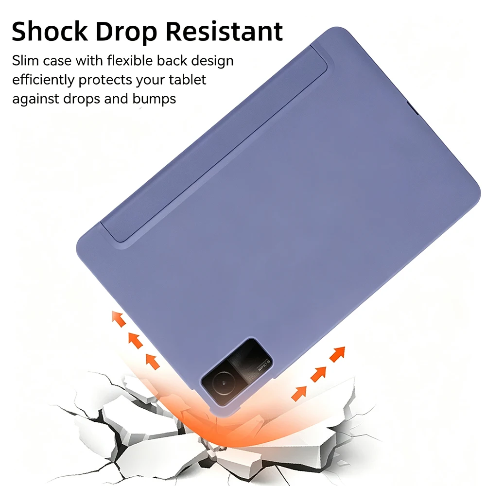 Premium PU Leather Flip Cover with Soft Silicone Shell