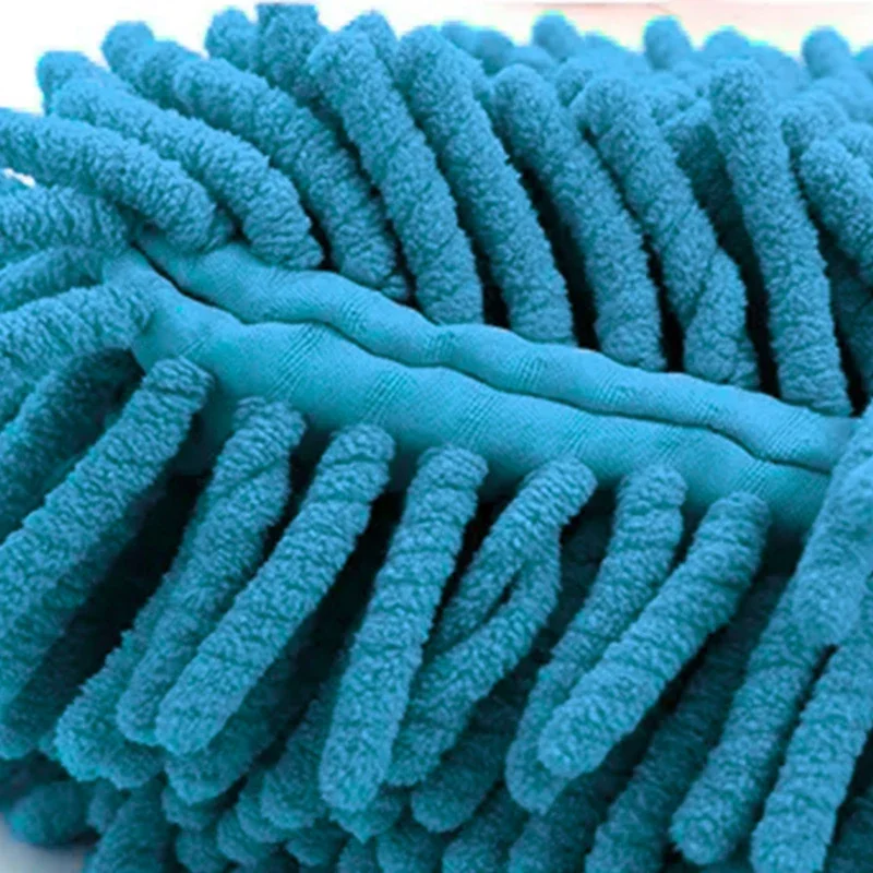 Chenille Car Wash Mittens: Double-sided Coral Polyps Gloves for Auto Cleaning and Beauty Care Accesorios Para Veh&iacute;culos